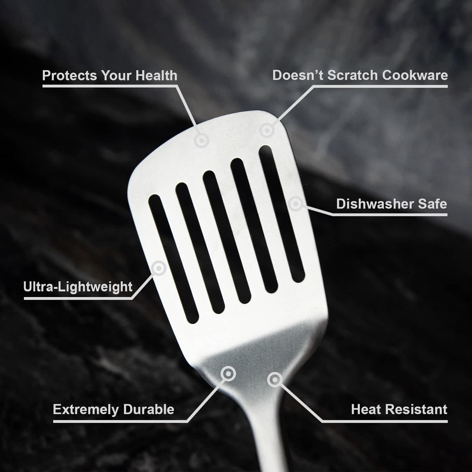 Mosman 100% Pure Titanium Spatula / Utensils